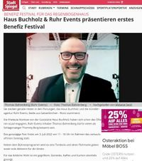 Haus Buchholz & Ruhr Events präsentieren erstes Benefiz Festival